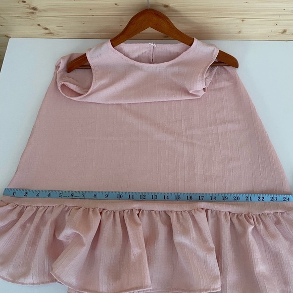 NWOT A-LINE Crew Neck Lightweight Swing Soft Pale Pinkish Women’s Small Dress - Picture 11 of 13
